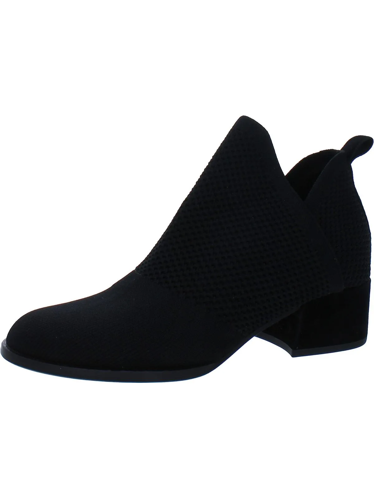 Low Top Clever Womens Knit Cut-Out Booties