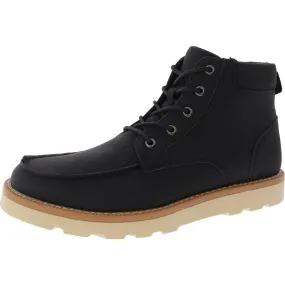 Shock Absorbing Backcountry Camper Outback Travel Clifton Mens Faux Leather Moccasin Toe Chukka Boots