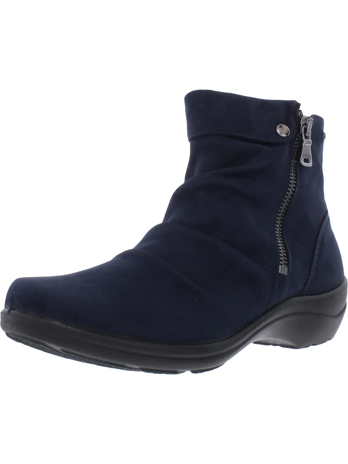 Dora  Womens Faux Suede Faux Fur Ankle Boots Weekend Fit