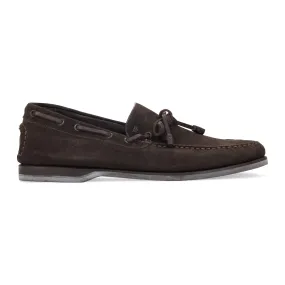 Chill Walk Shoes BROWN TIE FRONT LOAFERS