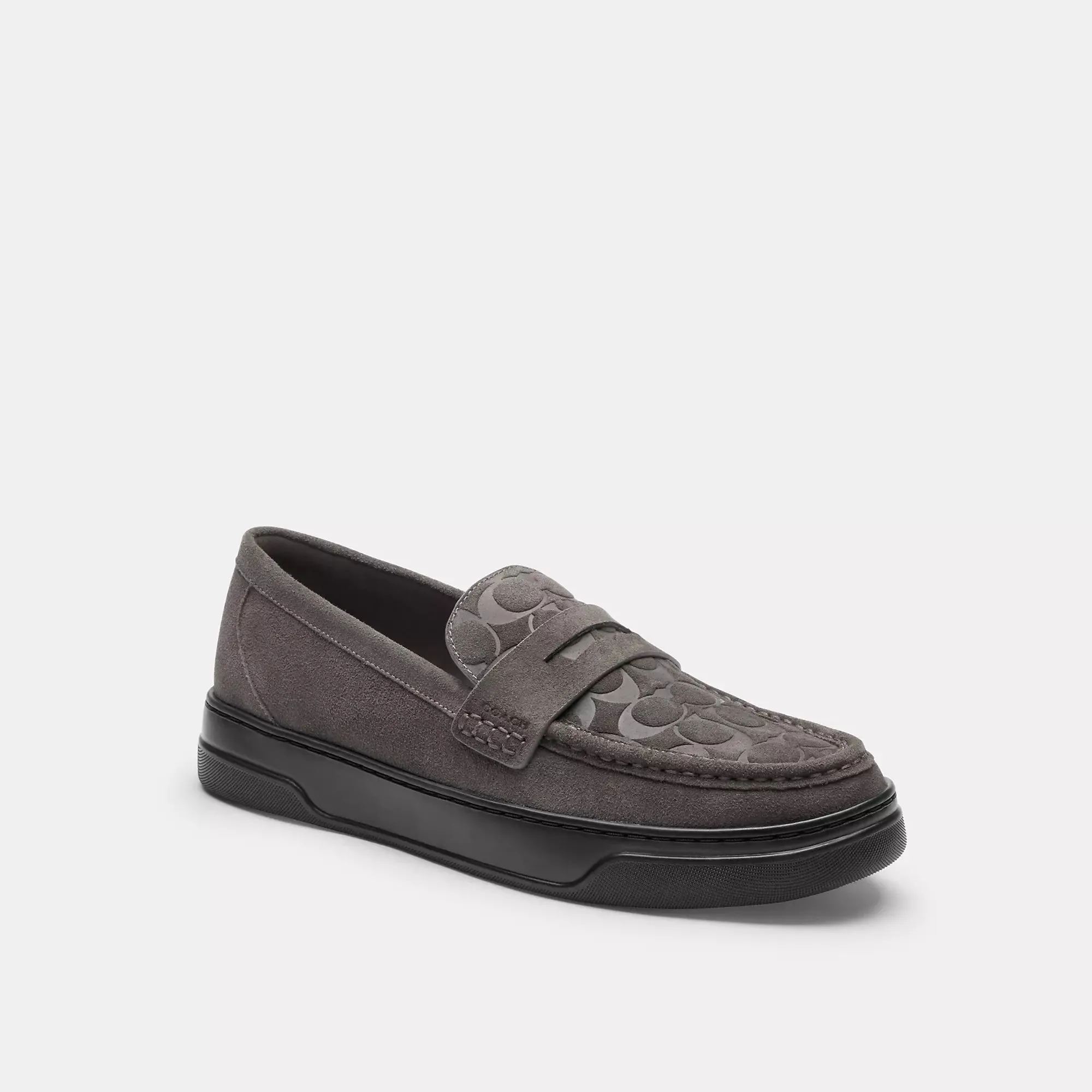Coach Outlet Hybrid Loafer With Signature Print Air Cushion Outsole Traction Slip On