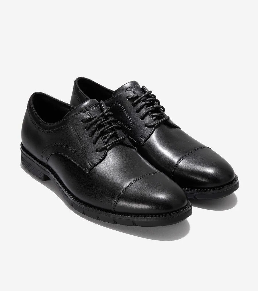 Opulent Mode Cole Haan FlexGrand 360 C40432 Oxford Men's Black Cap Toe Dress Shoes ZOGG293