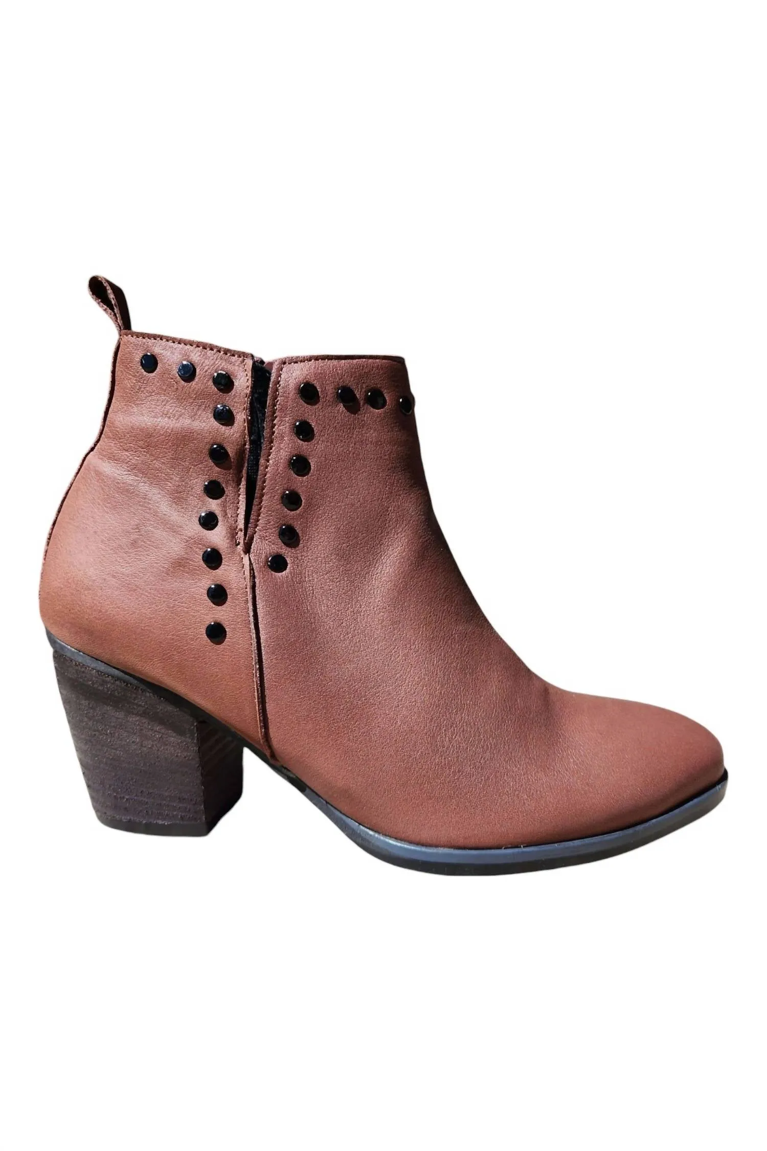 Women's Keyah Booties In Brown Lace-up