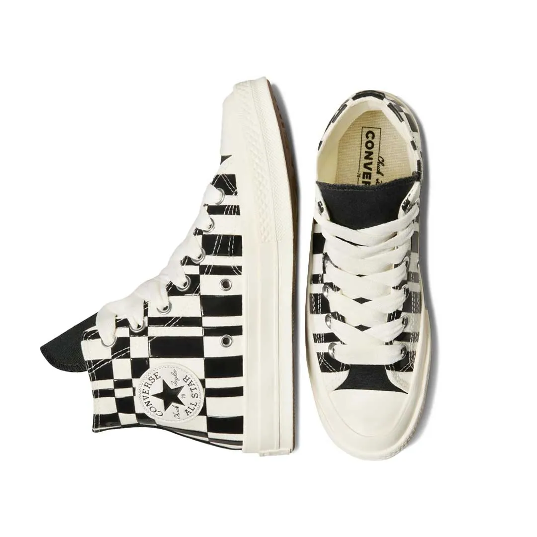 Converse - Unisex Chuck 70 Checkered High Top Shoes (A08764C) Elastic Straps Dynamic Edge