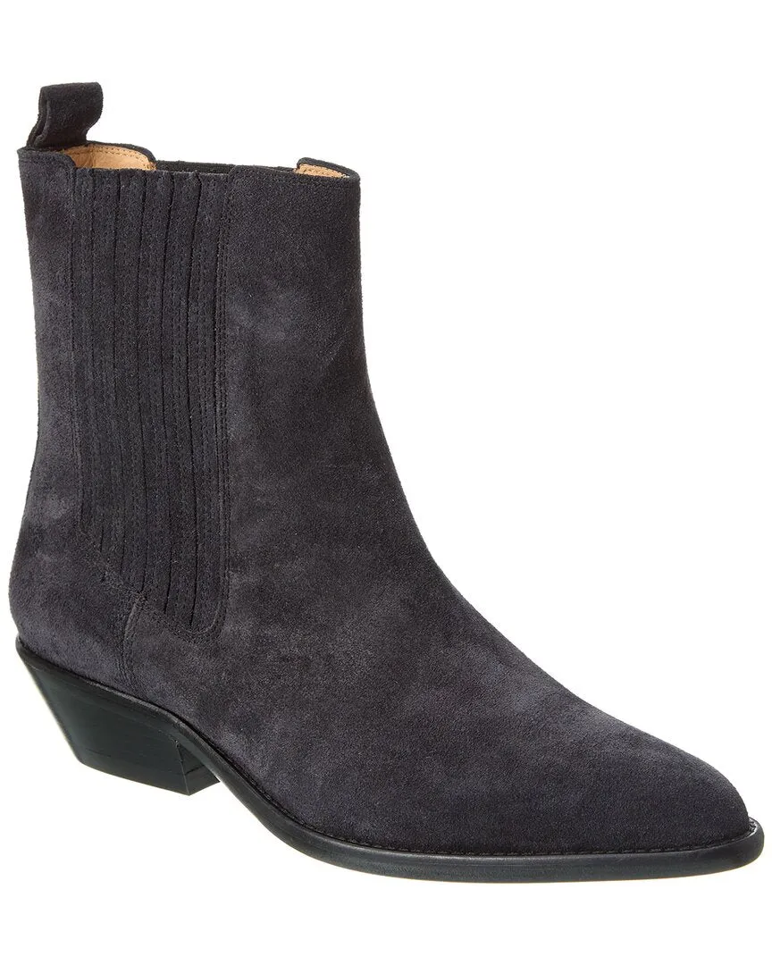 Tokyo Mode Rugged Built Adventure Journey Isabel Marant Delena Suede Bootie