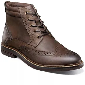 Water Guard Rugged Design Odell Mens Perforated Leather Chelsea Boots