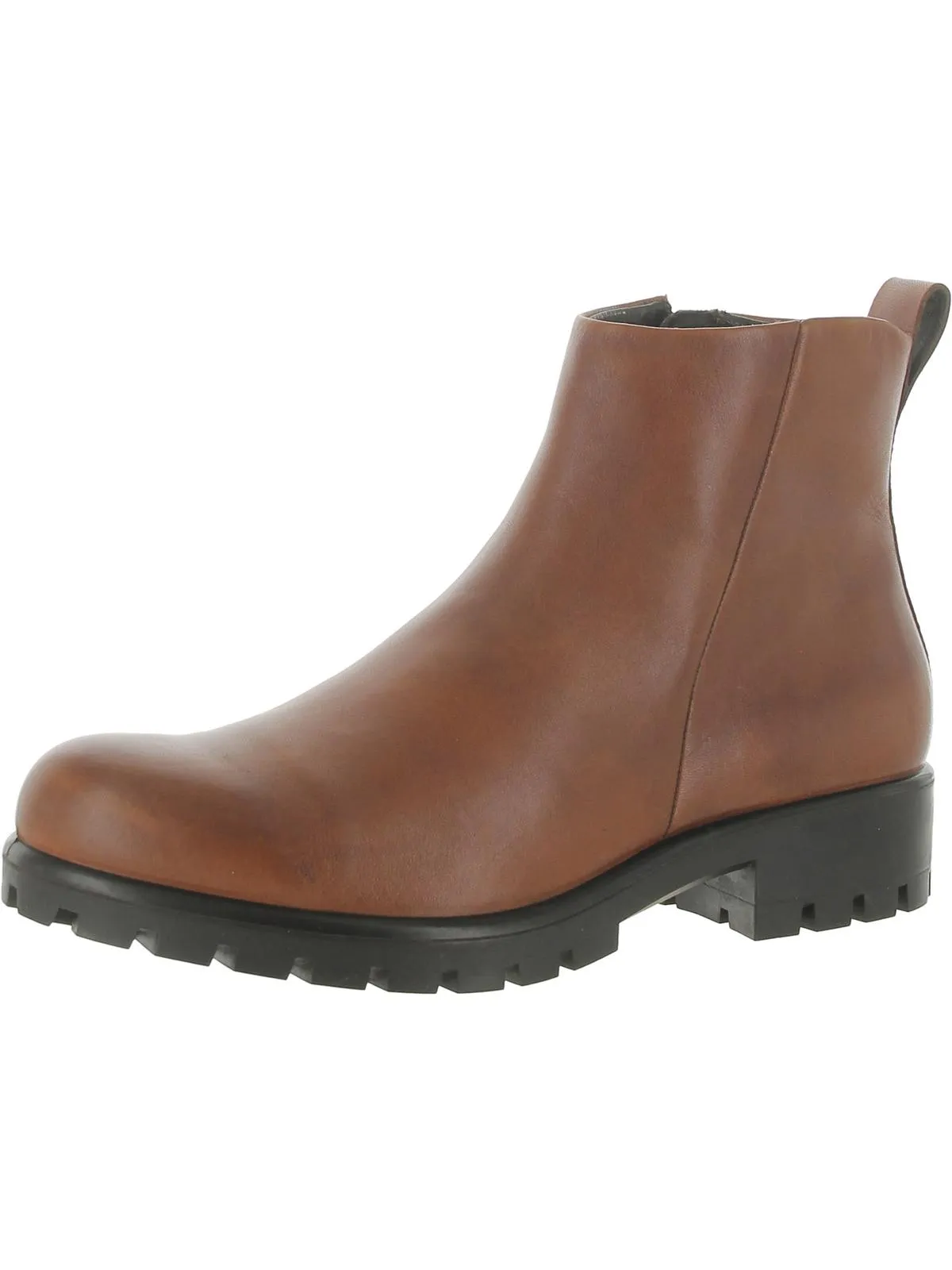 Low Profile Comfort Seeker Modtray Womens Leather Lugged Sole Booties