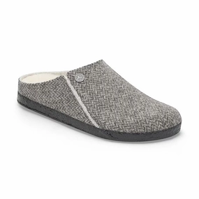 Laidback Mood Relaxed Walk Women's Zermatt Shearling Narrow Herringbone Gray/Natural Wool