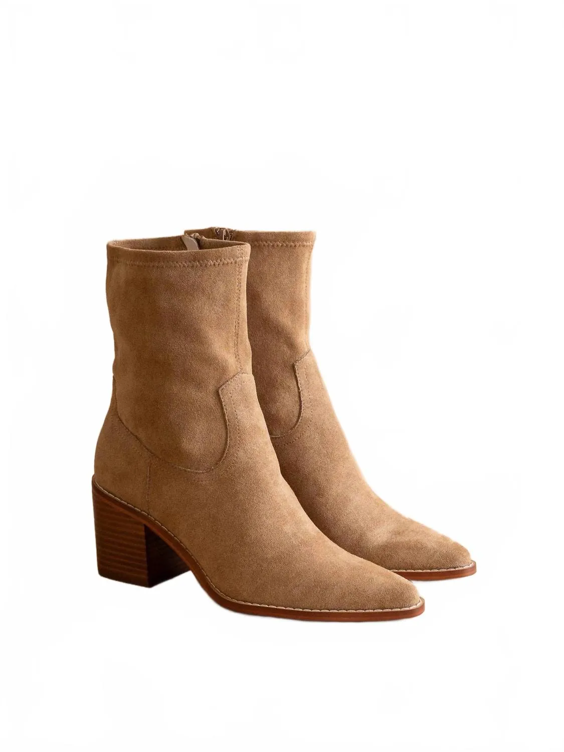 Women's Vienna Boot In Latte Step Control Dust Guard