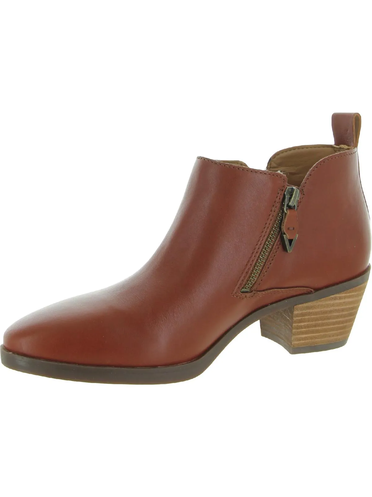 Cecily Womens Zipper Bootie Ankle Boots All Weather Rough Terrain Waterproof Cold Climate