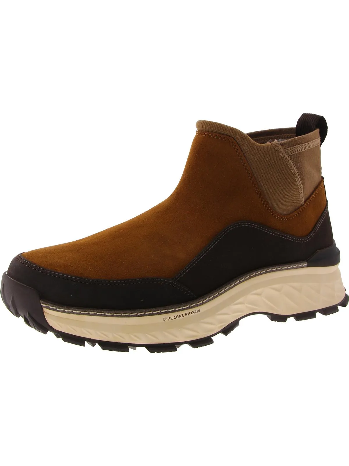 5ZG EXPLORE  Mens Faux Suede Round toe Chelsea Boots Casual Elegance Light Step