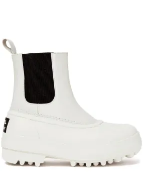 Women's Caribou Chelsea Boots In Chalk/black Seamless Fit