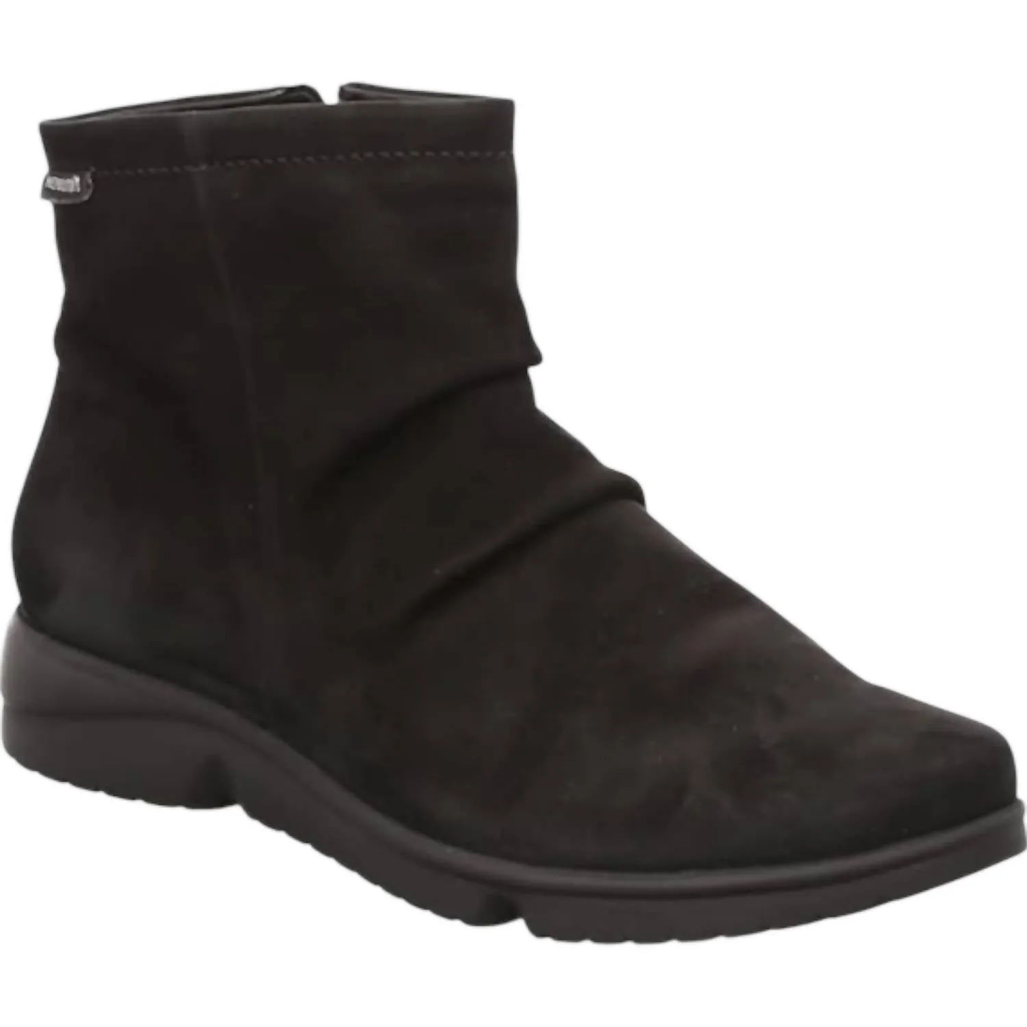 Women's Rezia Ankle Boots In Black Bucksoft Anti Odor Winter Walker