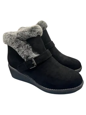 Slip Resistant Stylish Explorer Secure And Comfortable Women Chilly Boot In Black
