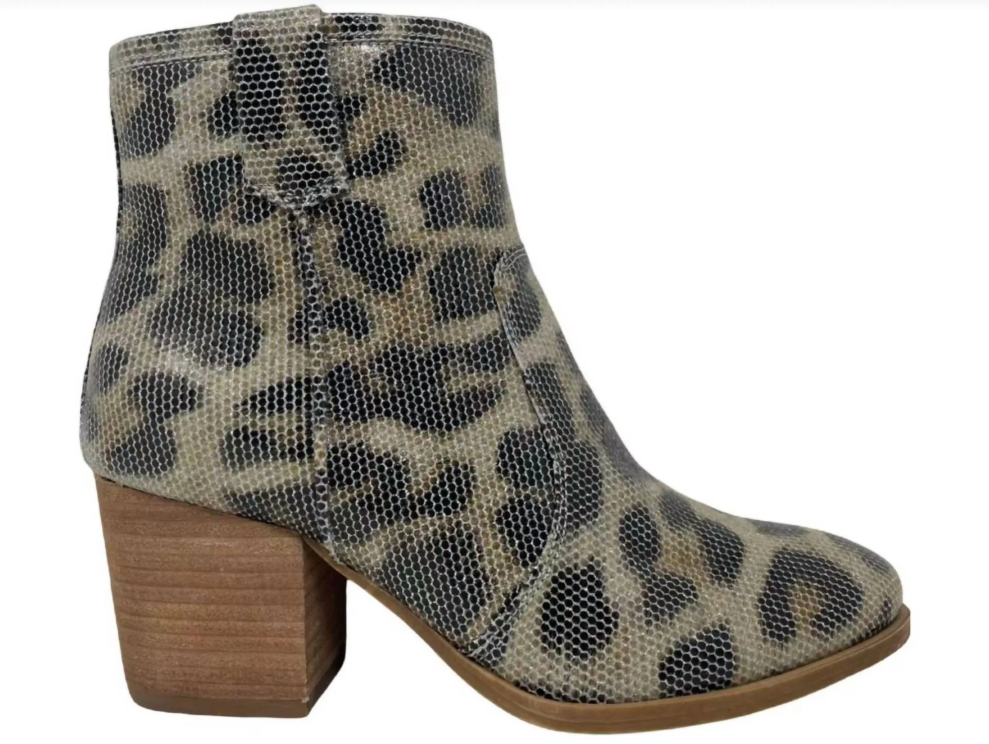 Women's Carlos Bootie In Taupe Modern Lines Soft Leather