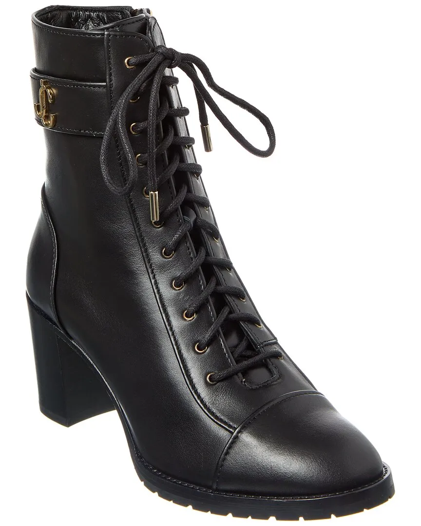 Durable Leather Jimmy Choo Cayo 65 Leather Bootie