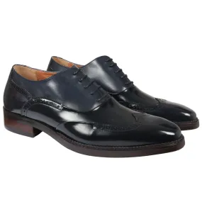 Patent Leather Lace Up Brogue Formal Dress Shoe Color Pop Seasonal Wear
