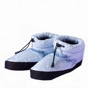 Sweat Control Women's Warm-Up Booties In Artic Sky