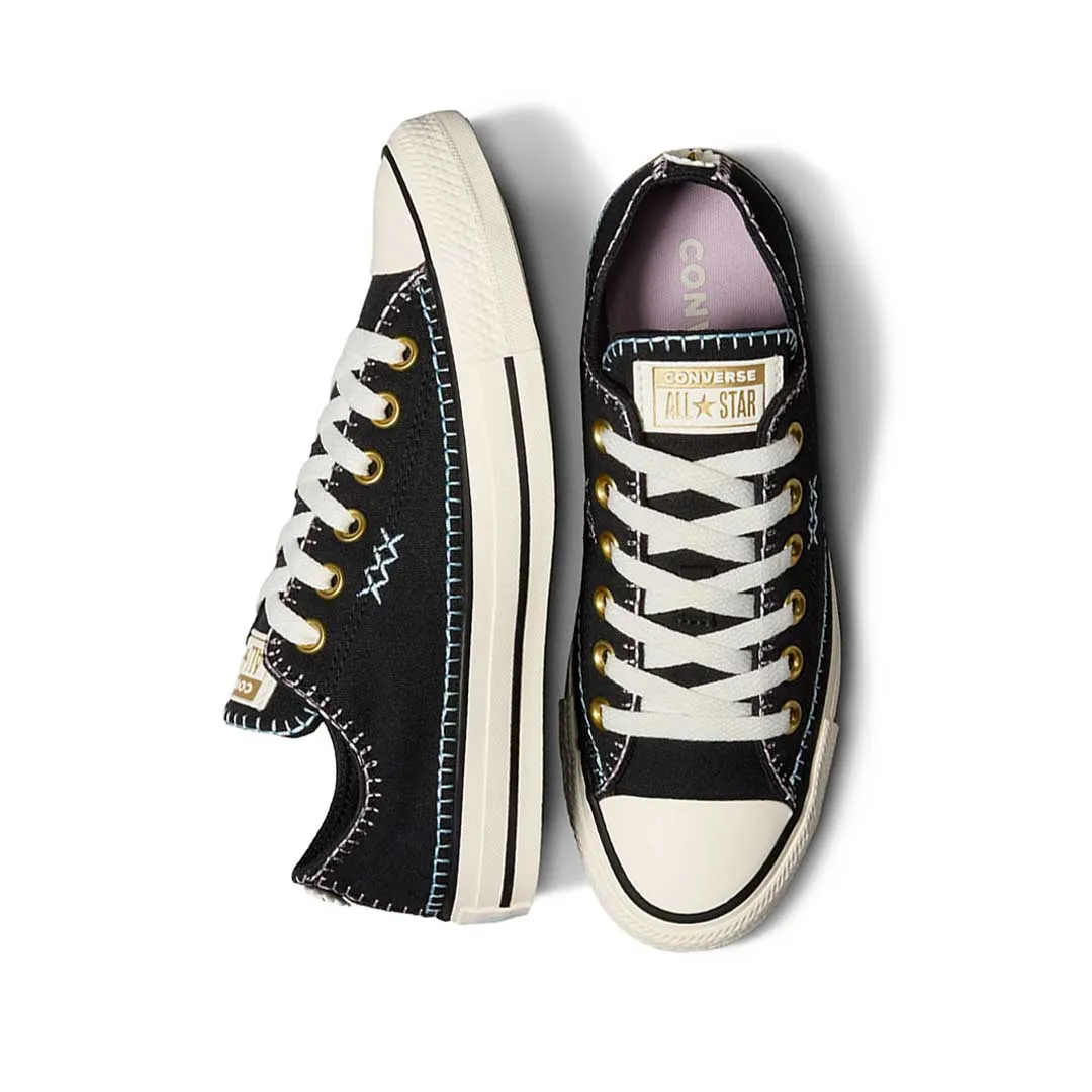 Converse - Unisex Chuck Taylor All Star Crafted Stitching Low Top Shoes (A07546C) Breathable Ease Lightweight Cushioned Sole
