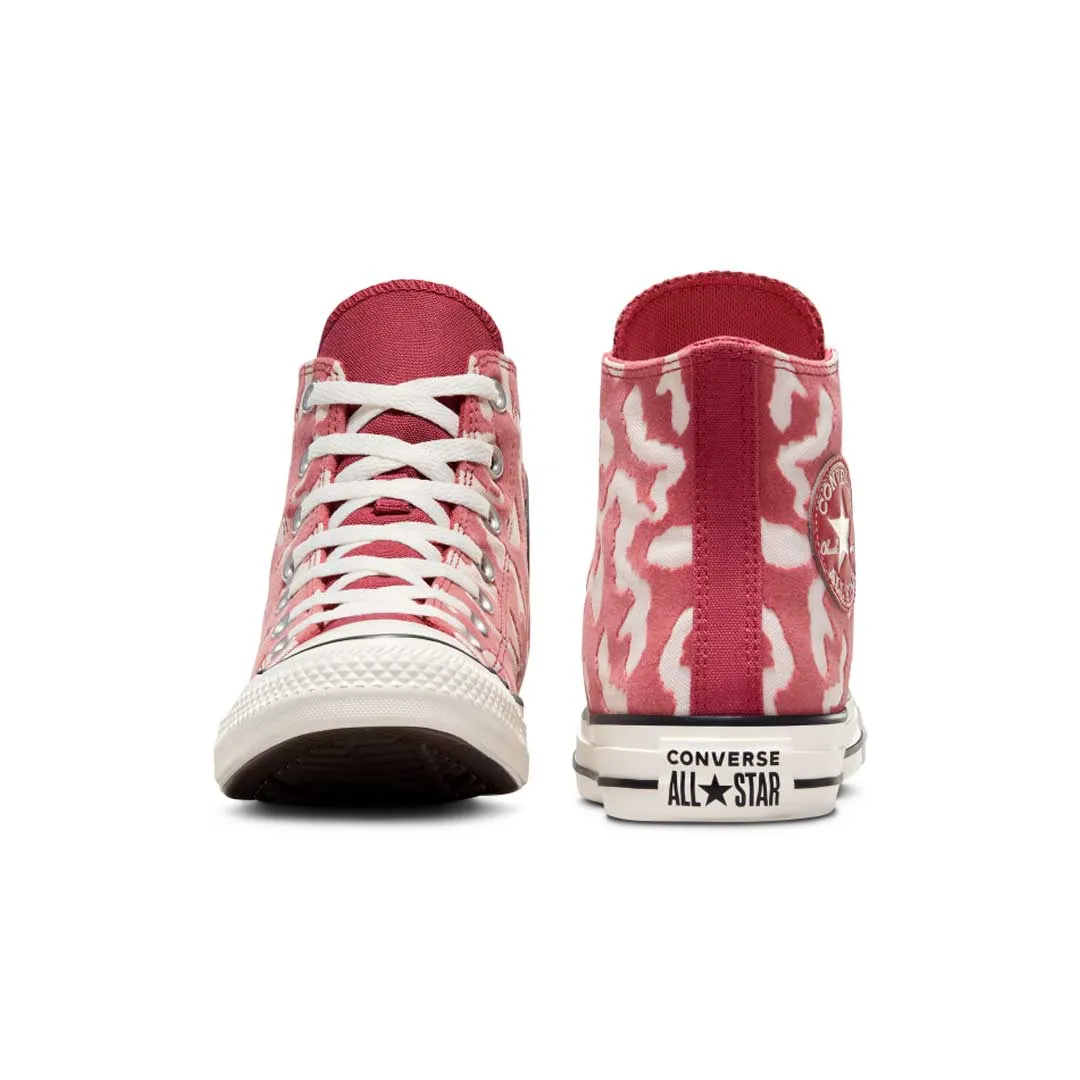 Collared Ankle Padding Converse - Unisex Chuck Taylor All Star High Leopard Remix Top Shoes (A12352C)