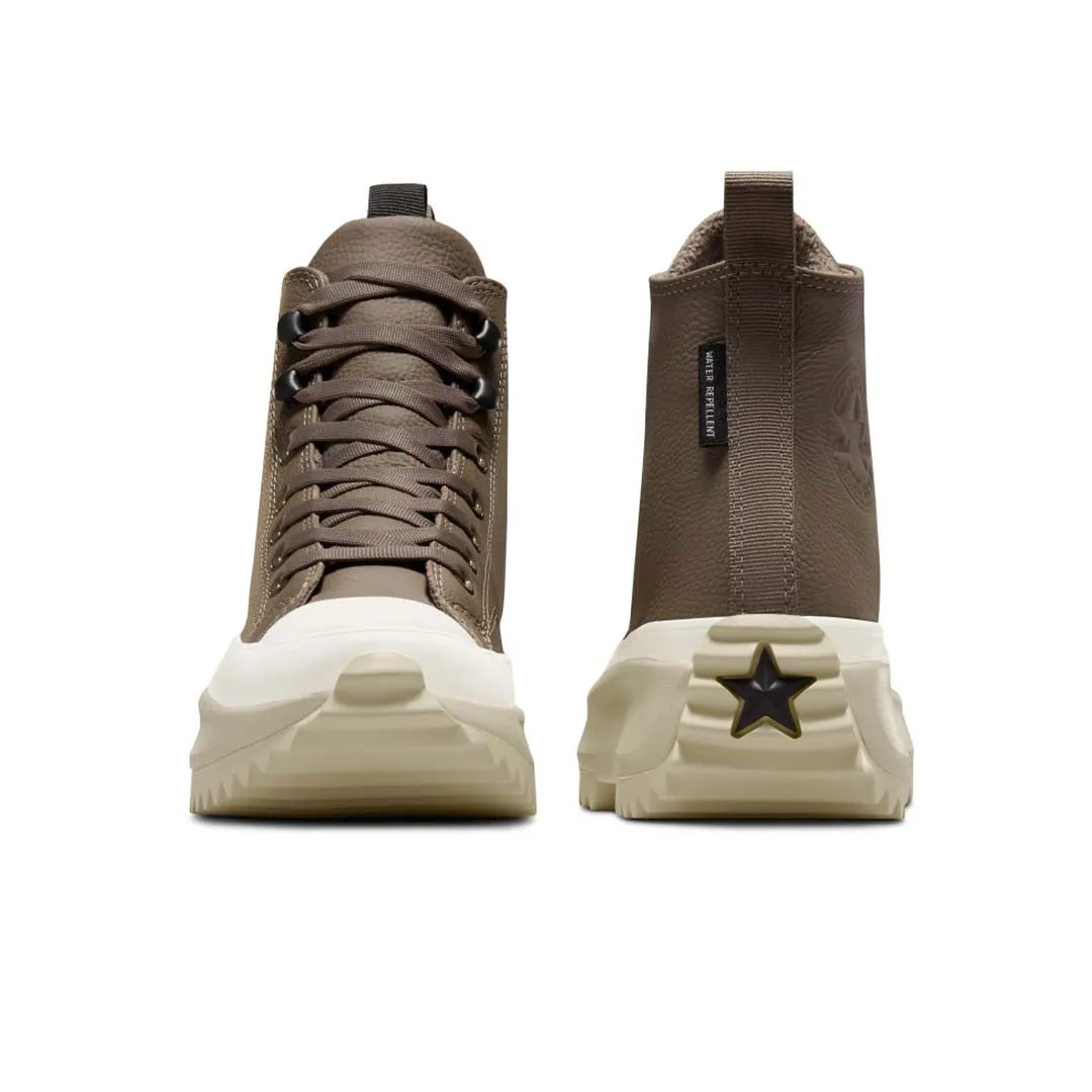 Converse - Unisex Run Star Hike Platform Weatherized Leather High Top Shoes (A10049C) Training Ease Hydrophobic Fabric Treatment
