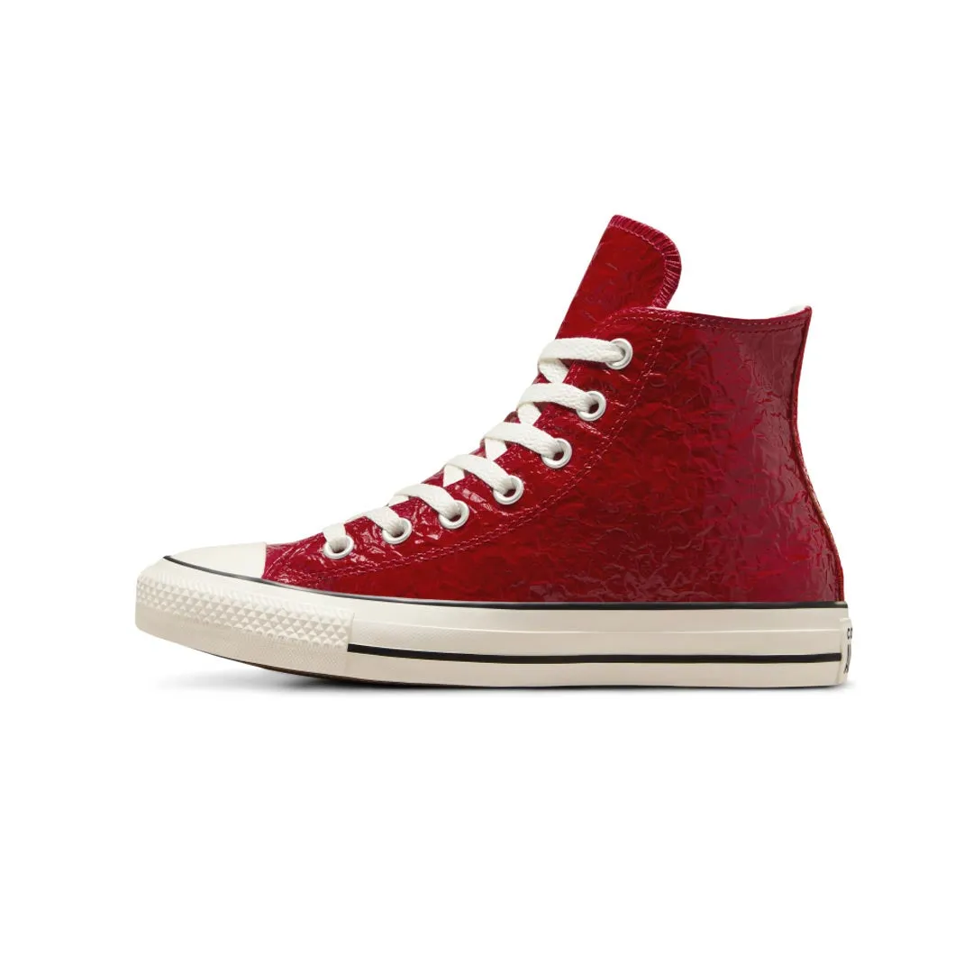 Converse - Women's Chuck Taylor All Star Crinkled Leather High Top Shoes (A13385C) Seamless Support Active Steps