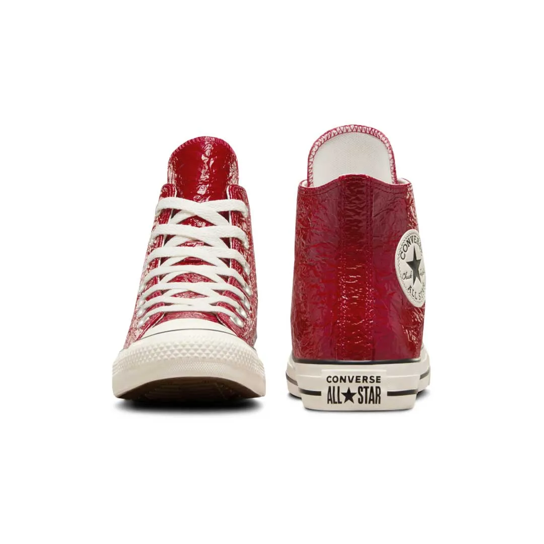 Converse - Women's Chuck Taylor All Star Crinkled Leather High Top Shoes (A13385C) All-Round Wear