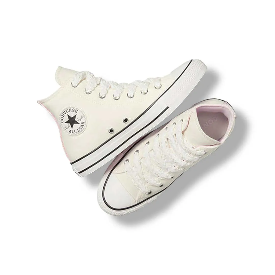 Converse - Women's Chuck Taylor All Star Crochet Laces High Top Shoes (A10686C) Breathable layers