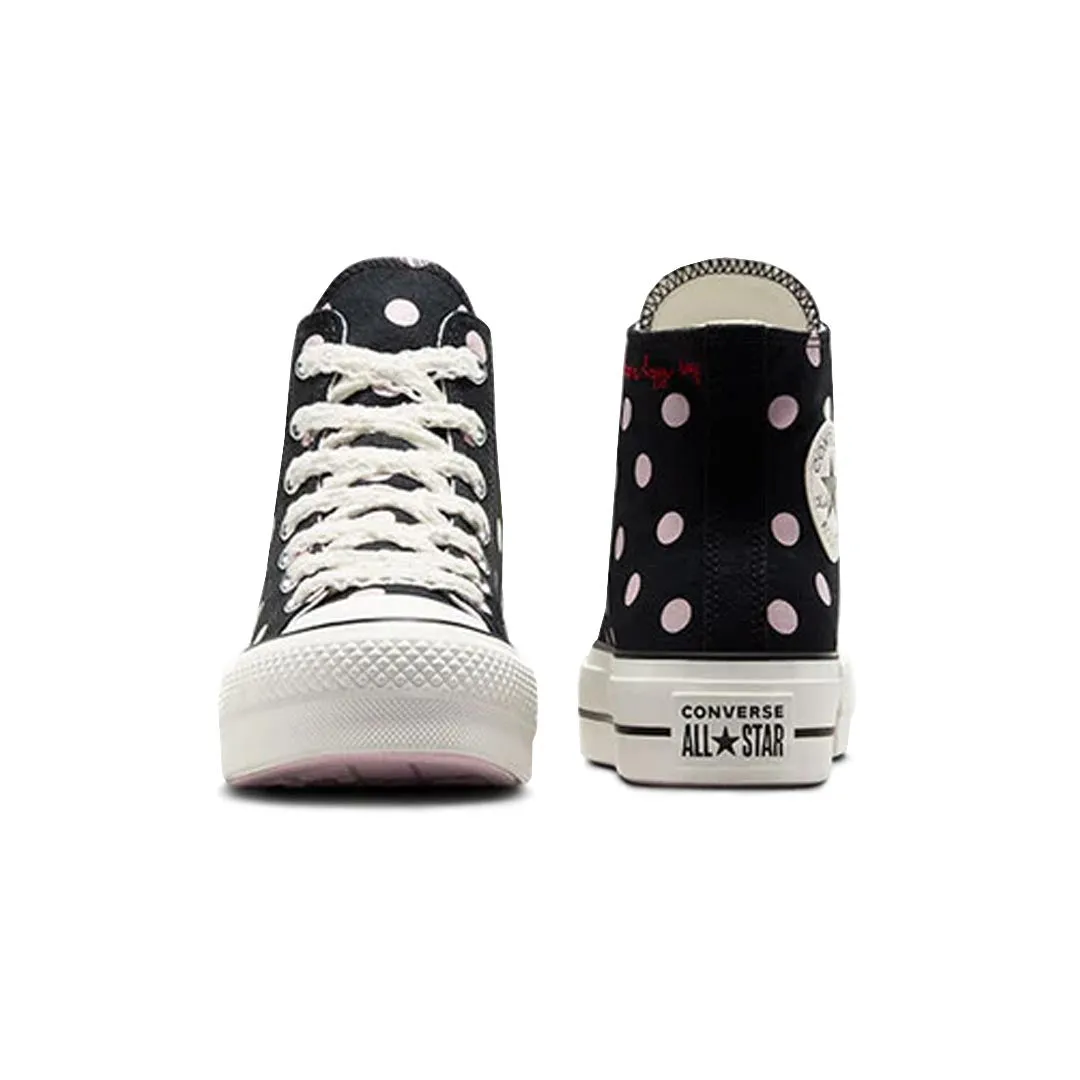 Zero Drop Sole Effortless Feel Converse - Women's Chuck Taylor All Star Lift High Top Shoes (A10688C)