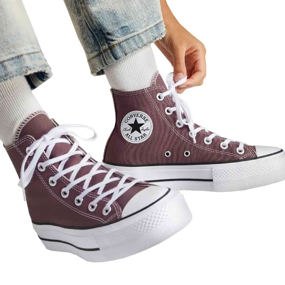 Converse - Women's Chuck Taylor All Star Lift Platform High Top Shoes (A10646C) Recycled Rubber Base