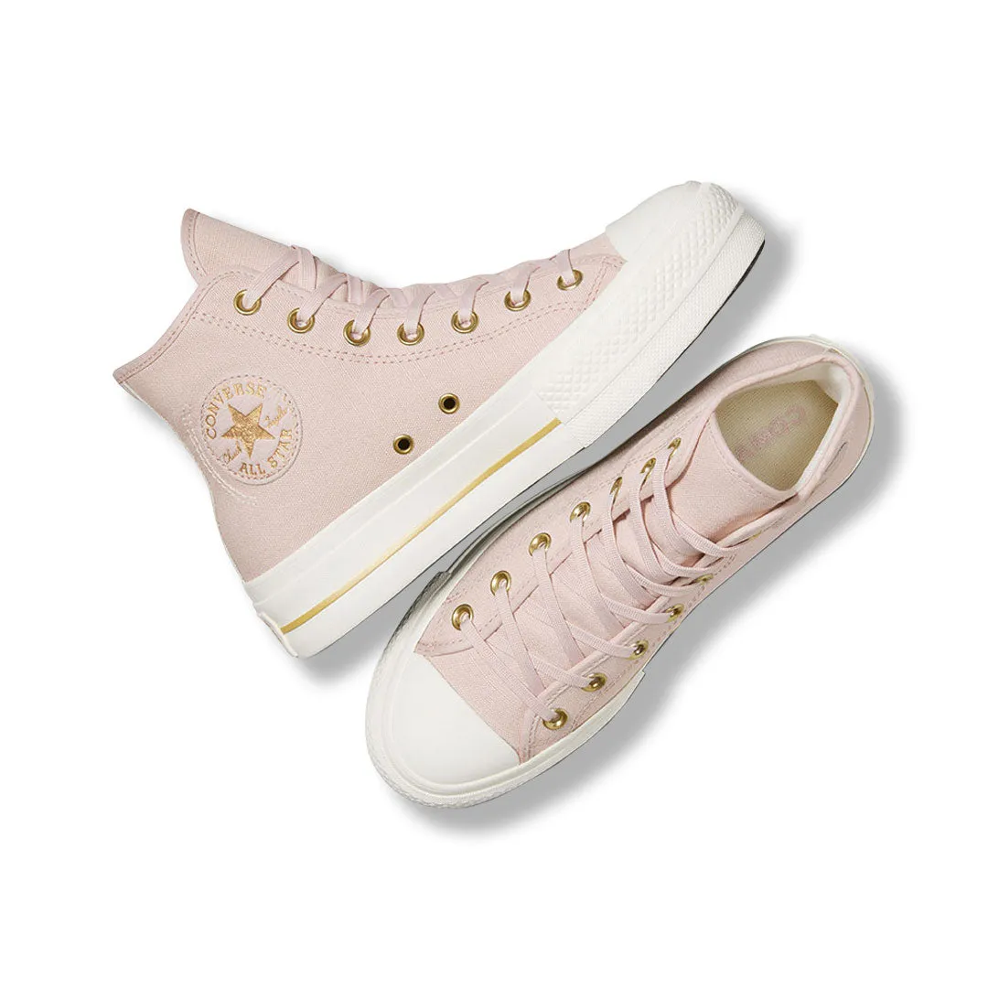 Anatomical Shape Design Comfort Fit Upper Converse - Women's Chuck Taylor All Star Lift Platform Tailored Lines High Top Shoes (A10431C)