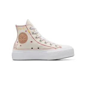 Non Slip Lacing Converse - Women's Chuck Taylor All Star Lift Platform Western Stitch High Top Shoes (A13395C)