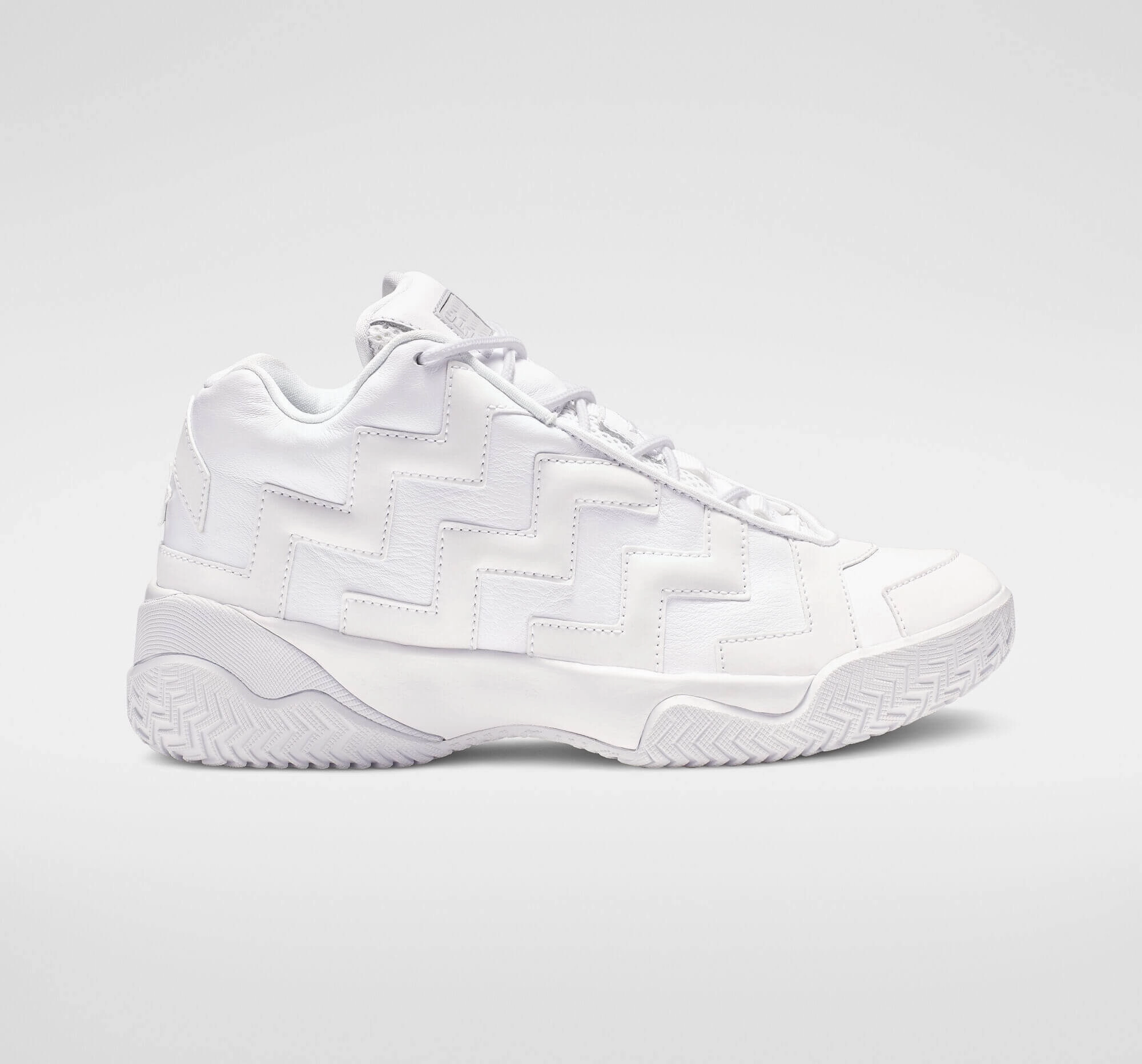 Converse Voltage Mid Ladies Triple White Leather High Top Sneakers classic - style running shoes Slip Resistant Sole