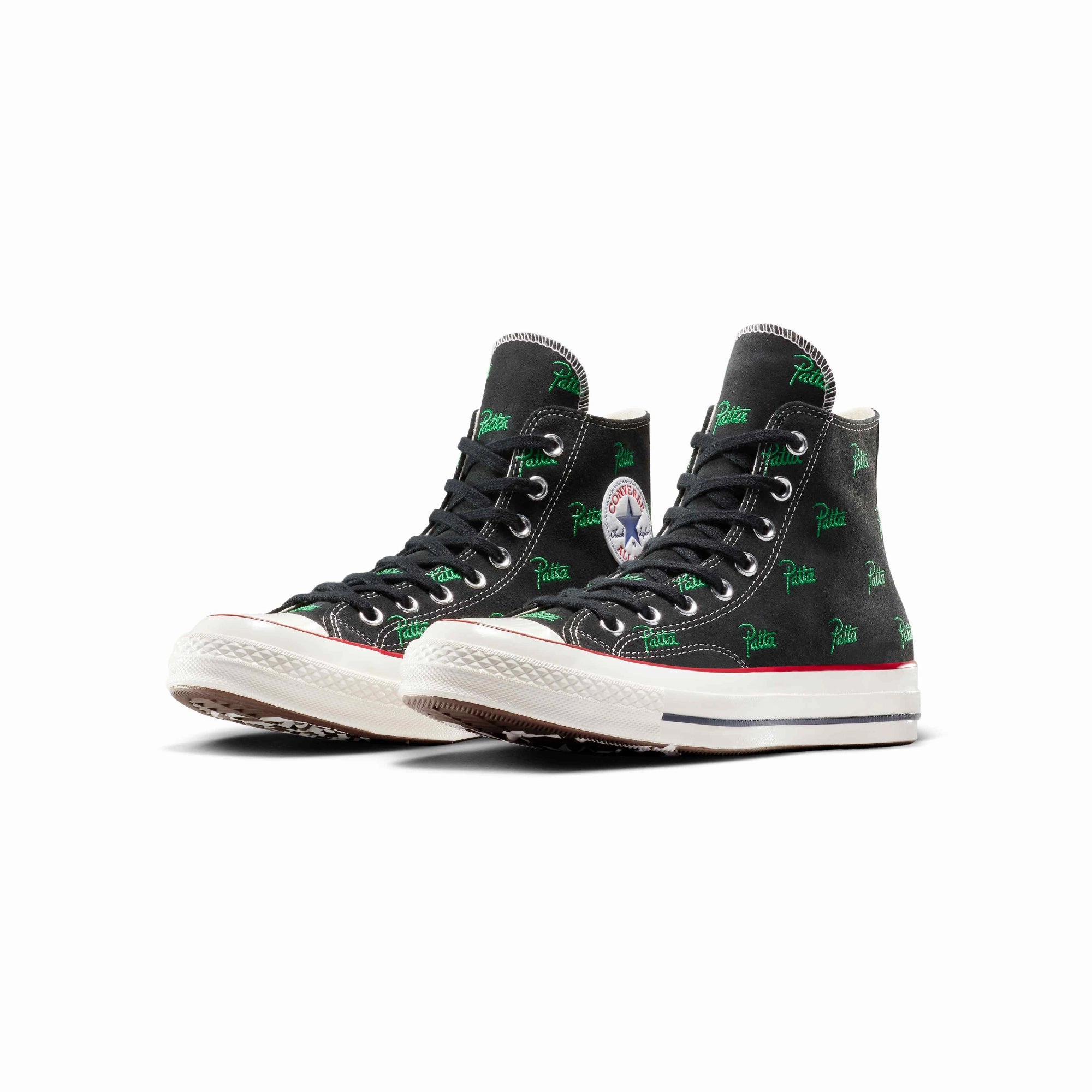 Slip Easy Long Miles Converse x Patta Mens Chuck 70 High Shoes