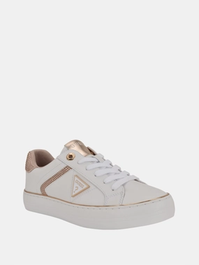 Footbed Relief Arch Focus Lins Rhinestone Low-Top Sneakers