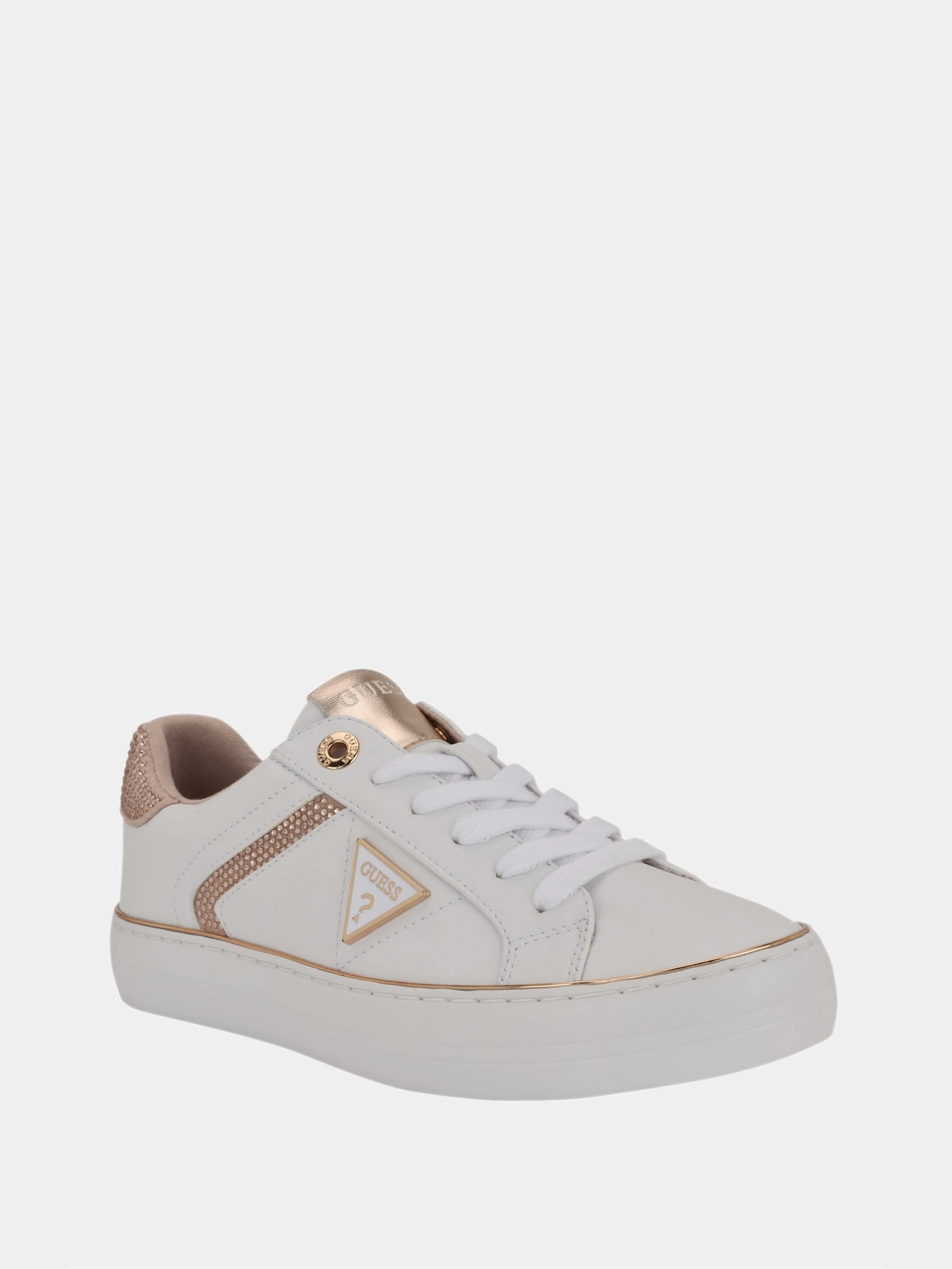 Lins Rhinestone Low-Top Sneakers Self Adjusting Lacing