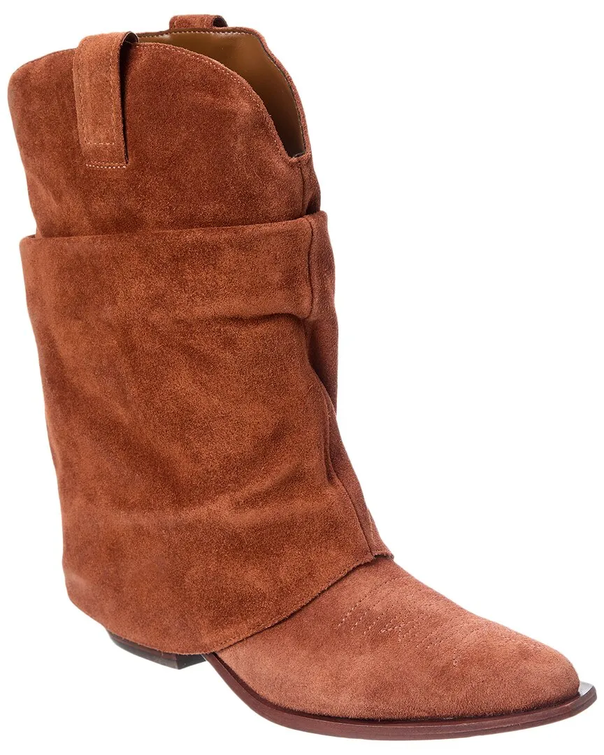 Color Pop SCHUTZ Zachy Cloak Suede Bootie