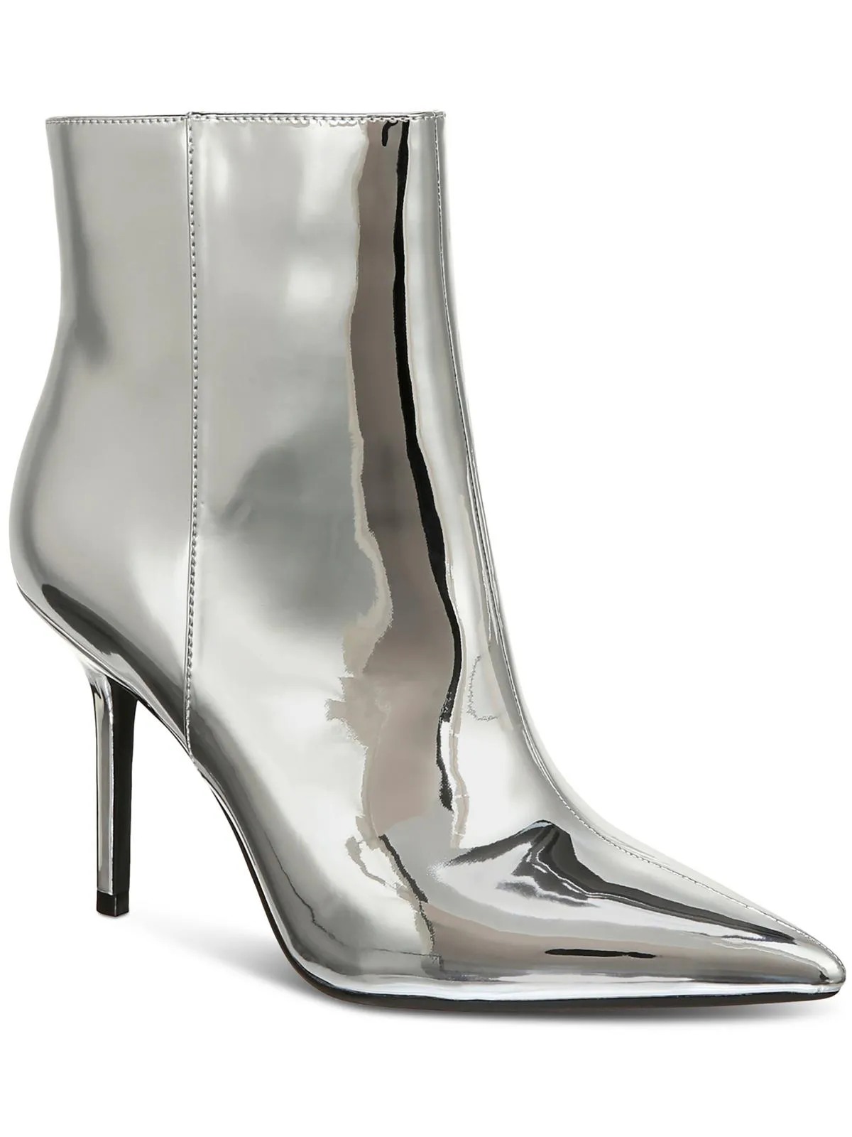 Holand Womens Patent Pointed Toe Booties No Pressure Neutral Style