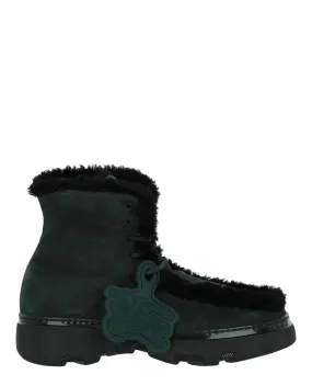 Creeper Shearling Boots Low Rise