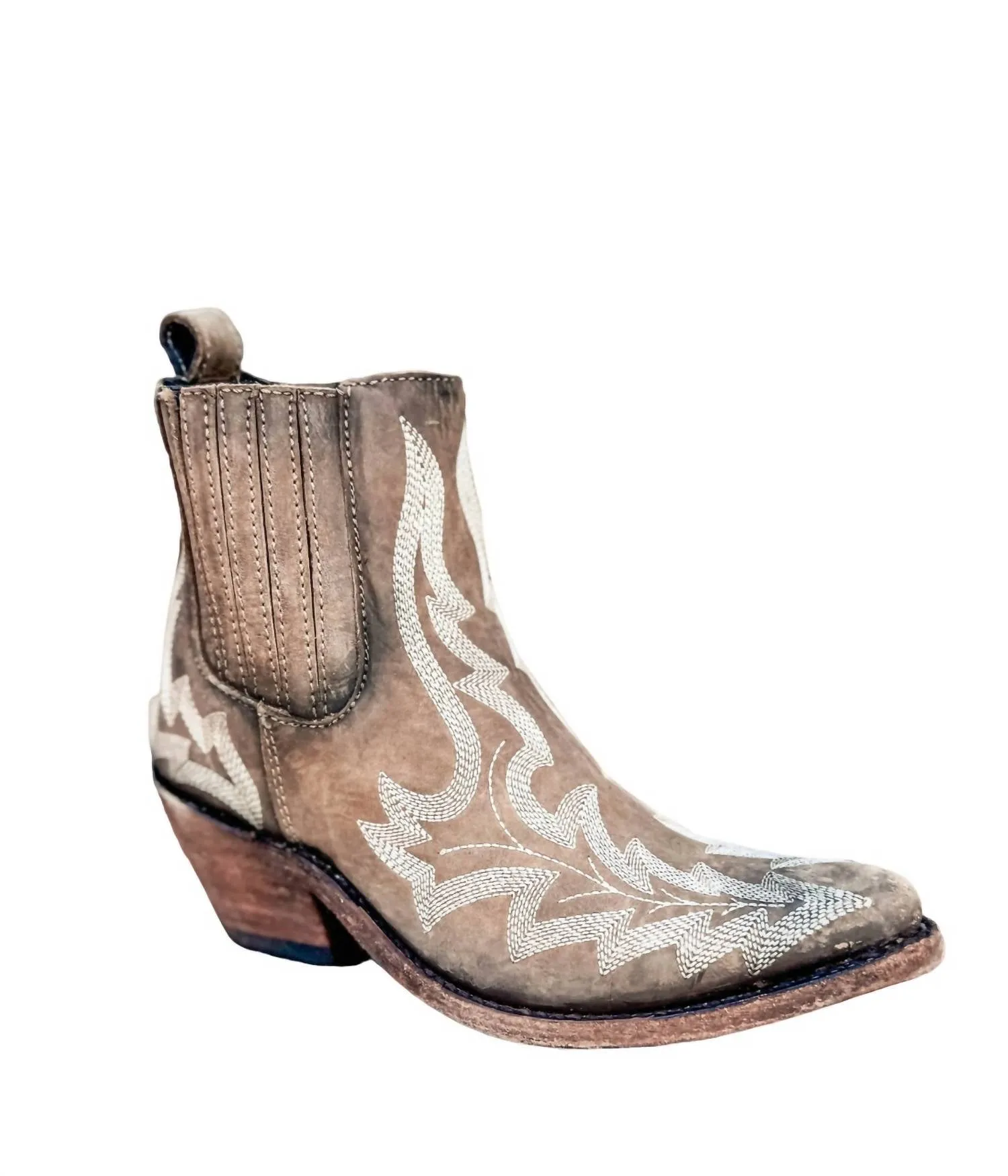 Outdoor Tested Textile Women's Simone Stitched Ankle Boot In Brown