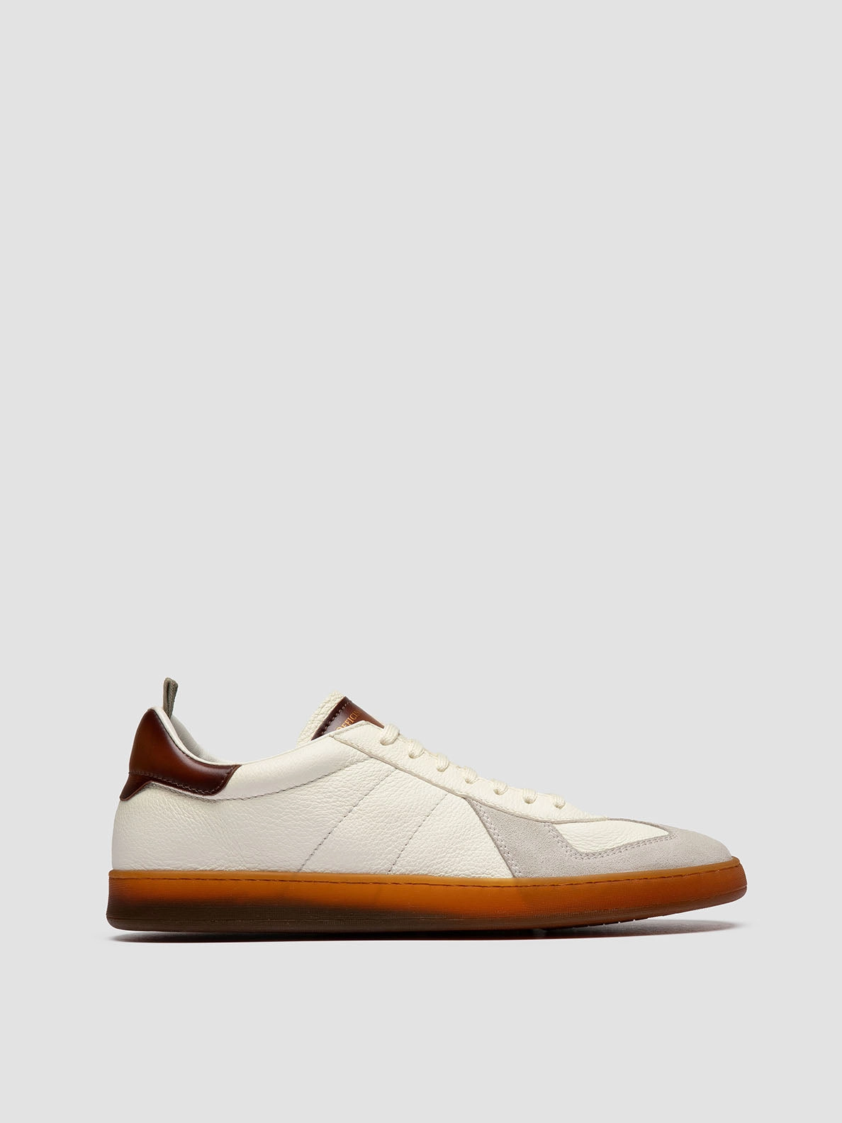 Secure Step MILITIA 001 - White Leather Low Top Sneakers