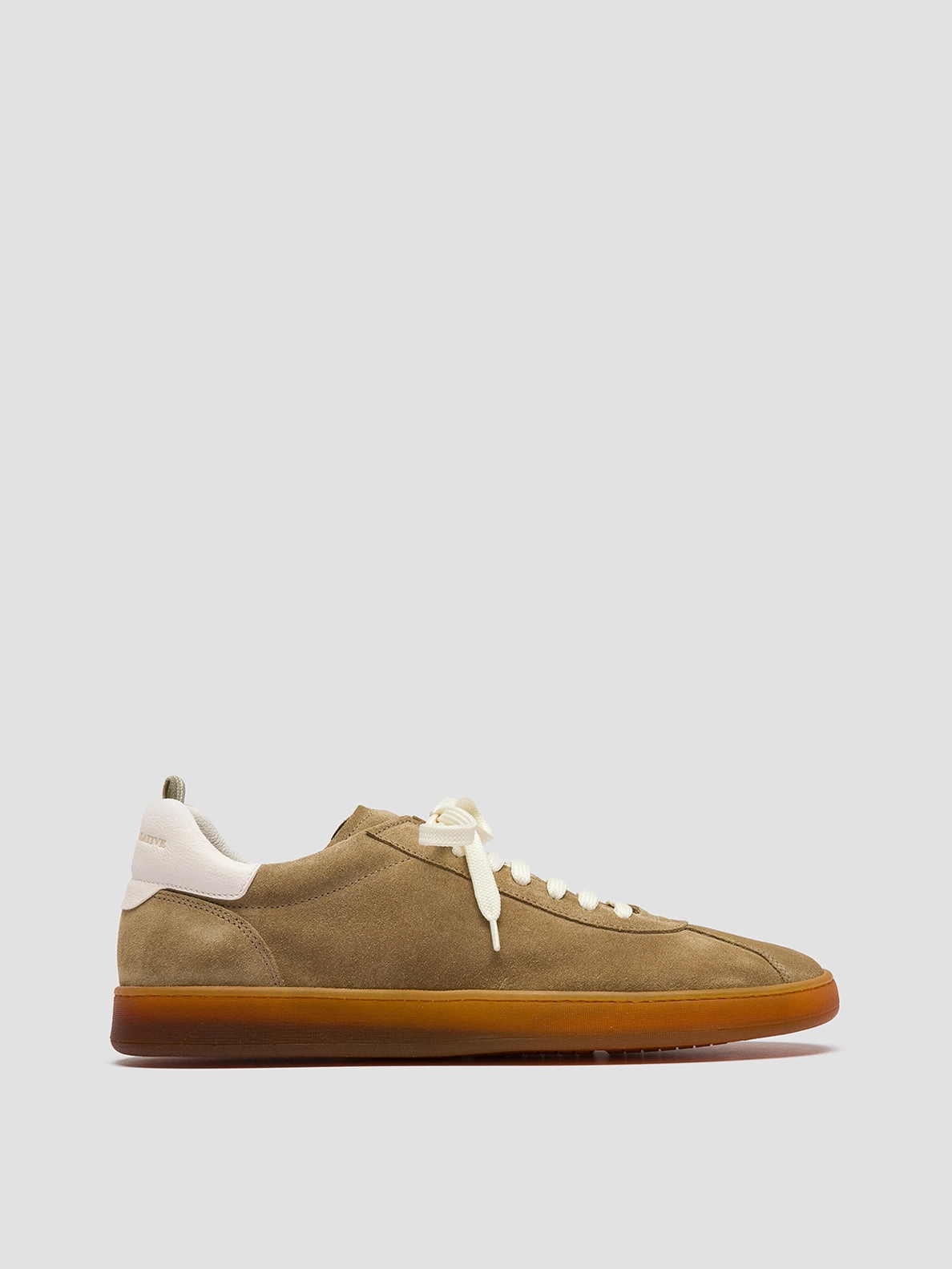 HALO 001 - Light Brown Leather and Suede Sneakers Classic sneakers