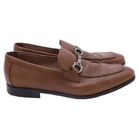 Comfort Steps Travel Shoes Ferragamo Ree Gancini Loafers in Brown Leather