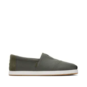 Mens Alp Fwd Dark Sage Recycled Ripstop Espadrille Quick Slip On Fit