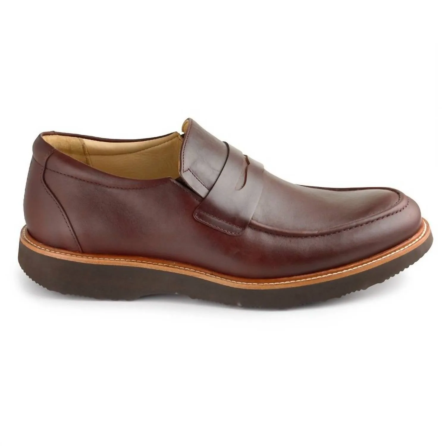 Instant Foot Access Men's Ivy Legend Penny Loafer In Cordovan