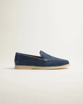 Versatile use Arch support Men's Malibu Moccasin Shoes In Navy