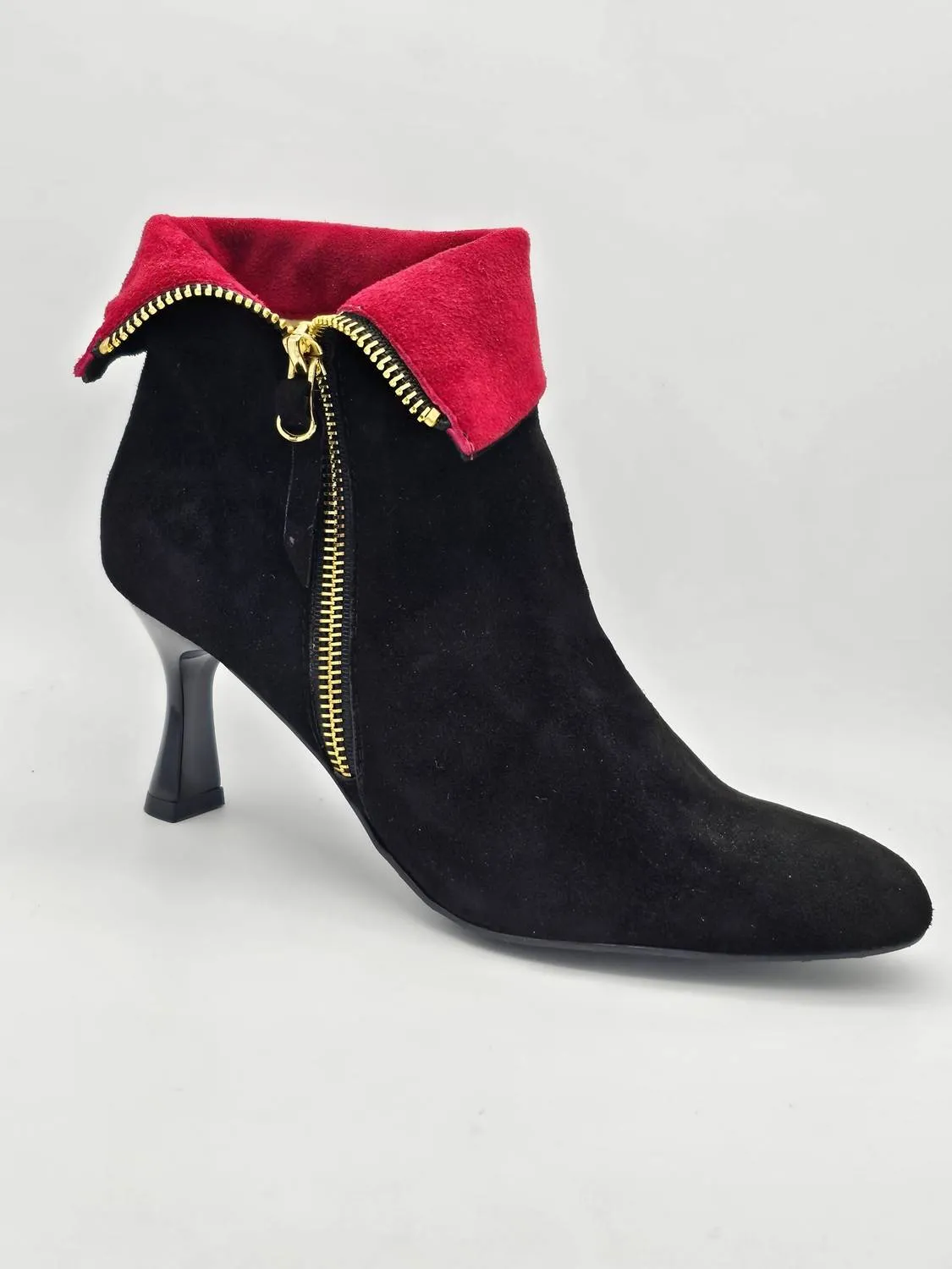 Women's Ava Turn Down Booties In Red Multi-Season Wear Durable Shell Rainy Day Commuter