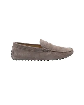 Tod's Gommino Loafers in Beige Suede All Season Breathable fabric