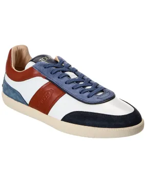 Relaxed Footwear TOD??s Leather & Suede Sneaker