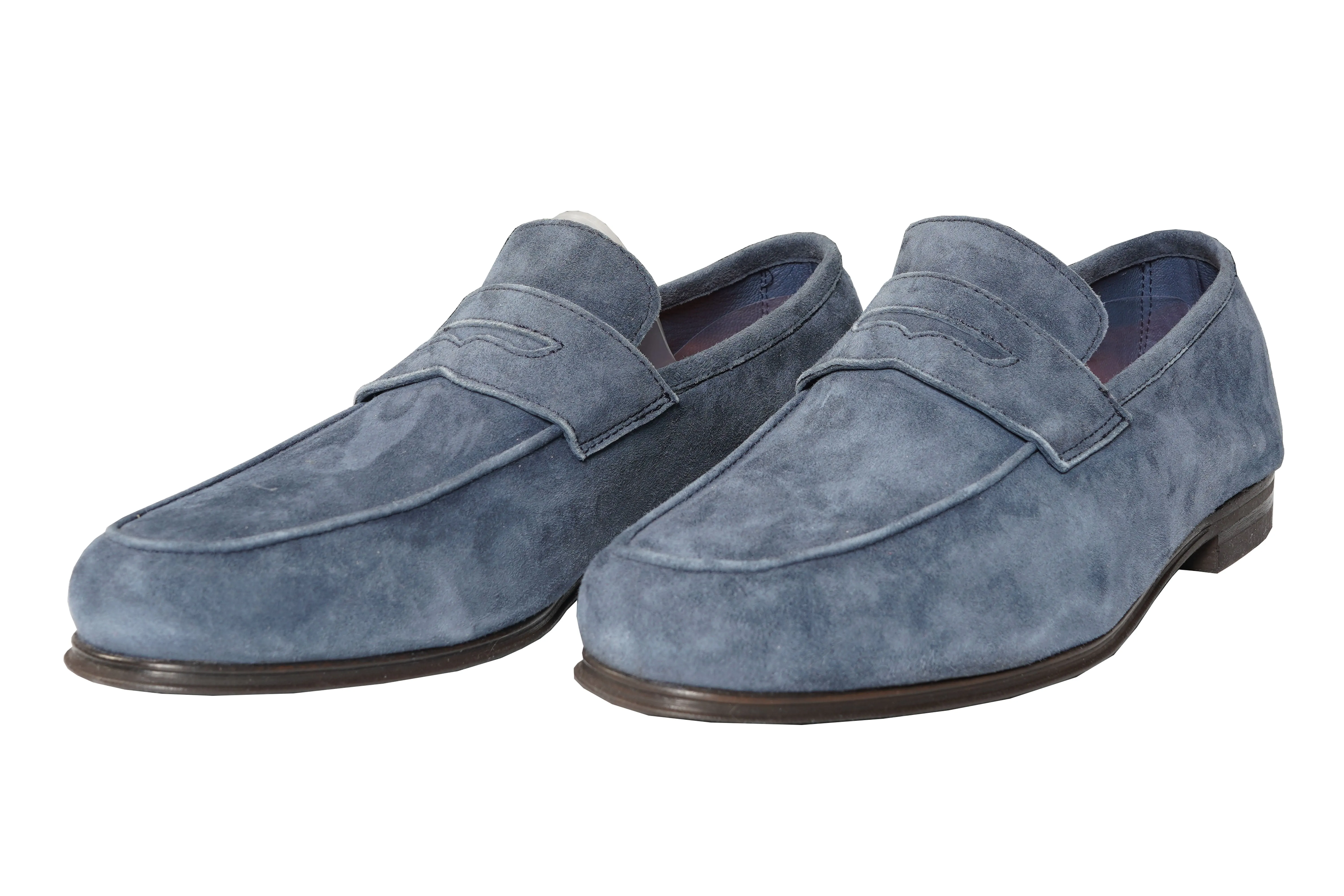 Andrea Ventura Suede Short Penny Loafers Smooth Steps